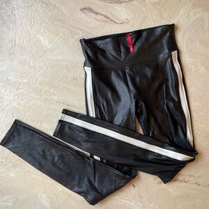 SPANX Black and White Leggings